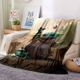 Load image into Gallery viewer, Star Wars Pattern Blanket Flannel Throw Room Decoration