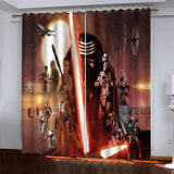 Load image into Gallery viewer, Star Wars Pattern Curtains Blackout Window Drapes