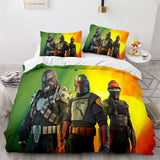 Load image into Gallery viewer, Star Wars The Book of Boba Fett Bedding Set Trailer Stills Duvet Cover