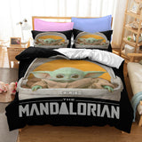 Load image into Gallery viewer, Star Wars The Mandalorian Baby Yoda Bedding Set Duvet Covers Bed Sets