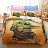 Load image into Gallery viewer, Star Wars The Mandalorian Baby Yoda Bedding Set Duvet Covers Bed Sets