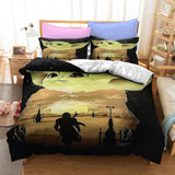 Load image into Gallery viewer, Star Wars The Mandalorian Baby Yoda Bedding Set Duvet Covers Bed Sets