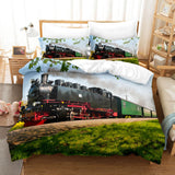 Load image into Gallery viewer, Steam Engine Bedding Set Quilt Cover Without Filler