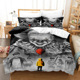 Load image into Gallery viewer, Stephen King&#39;s It Joker Cosplay Bedding Set Quilt Duvet Cover Bed Sets