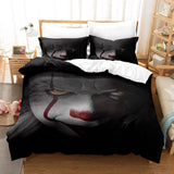 Load image into Gallery viewer, Stephen King&#39;s It Joker Cosplay Bedding Set Quilt Duvet Cover Bed Sets