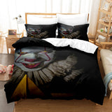 Load image into Gallery viewer, Stephen King&#39;s It Joker Cosplay Bedding Set Quilt Duvet Cover Bed Sets