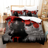 Load image into Gallery viewer, Stephen King&#39;s It Joker Cosplay Bedding Set Quilt Duvet Cover Bed Sets