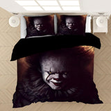 Charger l&#39;image dans la visionneuse de la galerie, Stephen King&#39;s It Pennywise Joker Cosplay Parure de lit Ensembles de housse de couette