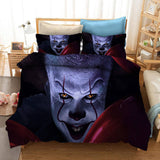 Load image into Gallery viewer, Stephen King&#39;s It Pennywise Joker Cosplay Bedding Set Duvet Cover Sets