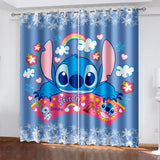 Load image into Gallery viewer, Stitch Curtains Blackout Window Drapes