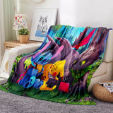 Load image into Gallery viewer, Stitch Pattern Blanket Flannel Throw Room Decoration