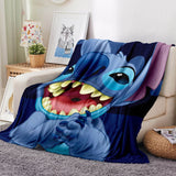 Load image into Gallery viewer, Stitch Pattern Blanket Flannel Throw Room Decoration