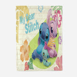 Load image into Gallery viewer, Stitch Pattern Blanket Flannel Throw Room Decoration