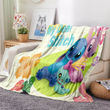 Load image into Gallery viewer, Stitch Pattern Blanket Flannel Throw Room Decoration