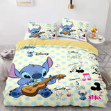 Load image into Gallery viewer, Stitch and Scrump Bedding Set Cosplay Quilt Duvet Cover Bed Sets