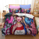 Load image into Gallery viewer, Suicide Squad Harley Quinn Cosplay Bedding Sets Duvet Cover Bed Sets