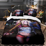 Charger l&#39;image dans la visionneuse de la galerie, Suicide Squad Harley Quinn Deadpool Parure de lit Ensembles de housse de couette