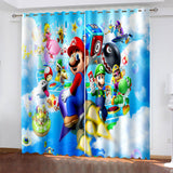 Load image into Gallery viewer, Super Mario Curtains Cosplay Blackout Window Drapes