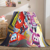 Load image into Gallery viewer, Super Wings Cosplay Flannel Fleece Blanket Throw Wrap Quilt Blanket