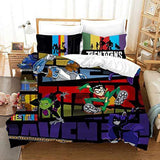 Load image into Gallery viewer, Teen Titans Go Bedding Set Duvet Cover Without Filler