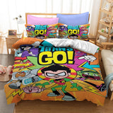 Charger l&#39;image dans la visionneuse de la galerie, Teen Titans Go UK Parure de lit Housse de couette sans rembourrage