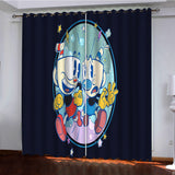 Load image into Gallery viewer, The Cuphead Show Curtains Pattern Blackout Window Drapes