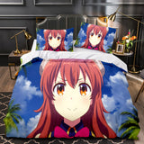 Load image into Gallery viewer, The Demon Girl Next Door Bedding Set Cosplay Quilt Duvet Cover Bed Sets