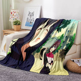 Charger l&#39;image dans la visionneuse de la galerie, The Demon Girl Next Door Blanket Flanelle Fleece Blanket Throw Blanket