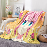 Load image into Gallery viewer, The Demon Girl Next Door Flannel Fleece Blanket Throw Cosplay Blanket