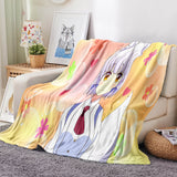 Load image into Gallery viewer, The Demon Girl Next Door Flannel Fleece Blanket Throw Cosplay Blanket