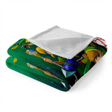 Charger l&#39;image dans la visionneuse de la galerie, Couverture polaire en flanelle 420 Weed Plant
