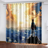 Load image into Gallery viewer, The Legend of Zelda Curtains Blackout Window Treatments Drapes for Room Decor