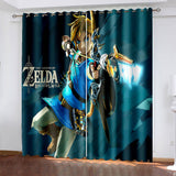 Load image into Gallery viewer, The Legend of Zelda Curtains Blackout Window Treatments Drapes for Room Decor