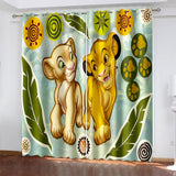 Load image into Gallery viewer, The Lion King Curtains Blackout Window Treatments Drapes for Room Decoration