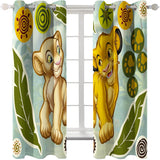 Load image into Gallery viewer, The Lion King Curtains Blackout Window Treatments Drapes for Room Decoration