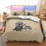 Load image into Gallery viewer, The Mandalorian Baby Yoda Bedding Set Duvet Cover Bed Sets