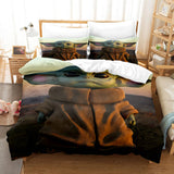 Load image into Gallery viewer, The Mandalorian Baby Yoda Cosplay Kids Bedding Set Duvet Cover Sets