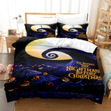 Load image into Gallery viewer, The Nightmare Before Christmas Cosplay Bedding Set Duvet Cover Bed Sets
