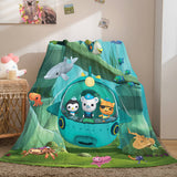 Charger l&#39;image dans la visionneuse de la galerie, Couverture polaire en flanelle The Octonauts Couverture de couette cosplay