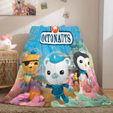 Charger l&#39;image dans la visionneuse de la galerie, Couverture polaire en flanelle The Octonauts Couverture de couette cosplay