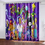 Load image into Gallery viewer, The Simpsons Curtains Pattern Blackout Window Drapes