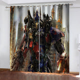 Charger l&#39;image dans la visionneuse de la galerie, The Transformers Rideaux Cosplay Blackout Fenêtre Rideaux Chambre Décoration