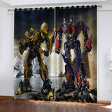 Charger l&#39;image dans la visionneuse de la galerie, The Transformers Rideaux Cosplay Blackout Fenêtre Rideaux Chambre Décoration
