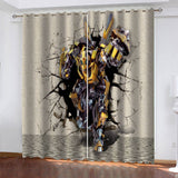 Charger l&#39;image dans la visionneuse de la galerie, The Transformers Rideaux Cosplay Blackout Fenêtre Rideaux Chambre Décoration