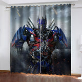 Charger l&#39;image dans la visionneuse de la galerie, The Transformers Rideaux Cosplay Blackout Fenêtre Rideaux Chambre Décoration