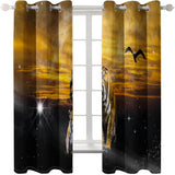 Load image into Gallery viewer, Tiger Curtains Blackout Window Treatments Drapes for Room Decoration