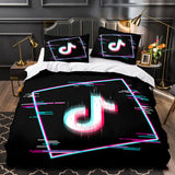 Charger l&#39;image dans la visionneuse de la galerie, Parure de lit Tiktok Tik Tok Cosplay couette housses de couette ensembles de draps