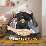 Load image into Gallery viewer, Tokyo Revengers Flannel Fleece Blanket Throw Cosplay Quilt Blankets