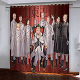 Load image into Gallery viewer, Tokyo Revengers Pattern Curtains Blackout Window Drapes