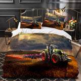 Load image into Gallery viewer, Tractor Pattern Bedding Set Duvet Cover Without Filler